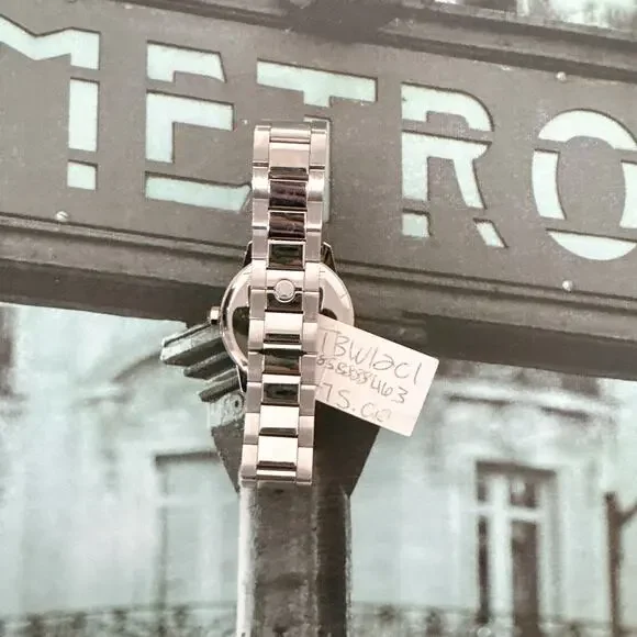 Tory Burch TBW1201 Collins White Dial Stainless Steel Ladies Watch - Picture 4 of 6